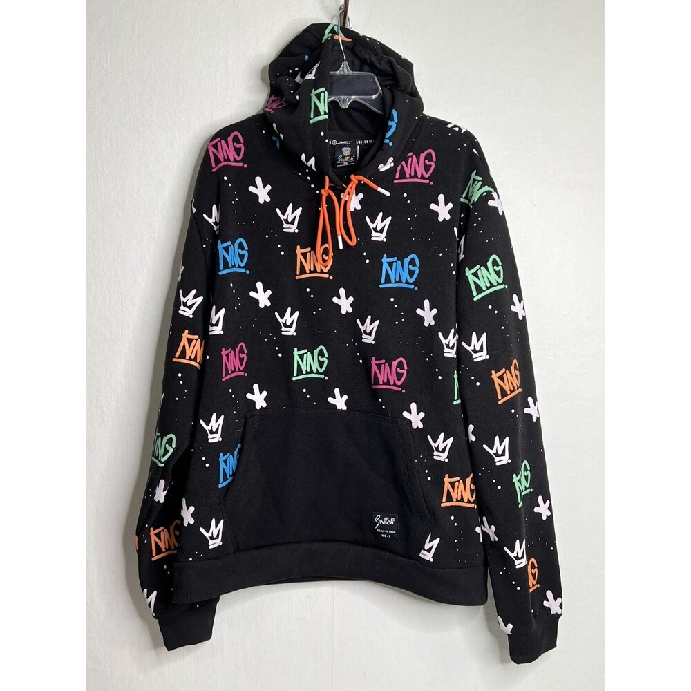 Switch Graffiti Mens 2XL Hoodie Sweatshirt & Pants  Limited Edition